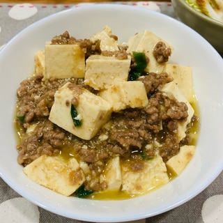 簡単な調味料で！辛くない麻婆豆腐